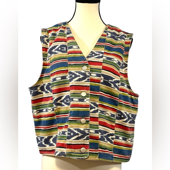 Vintage Susan Bristol Casuals Denim Vest - Picture 1 of 8